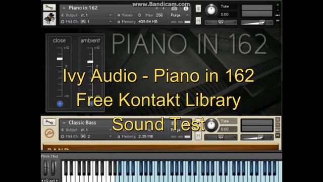 Ivy Audio Piano in 162 Free Kontakt Library Sound Test смотреть онлайн