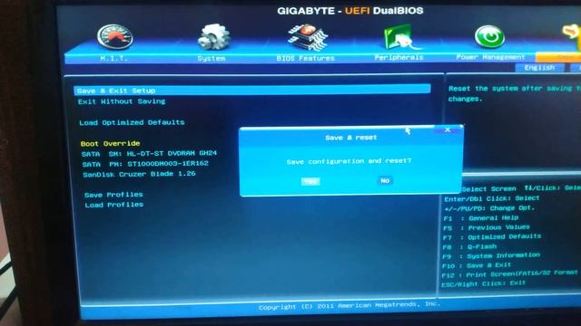 Gigabyte UEFI Dual Bios Booting From Bootable Pendrive | Tutorial смотреть онлайн