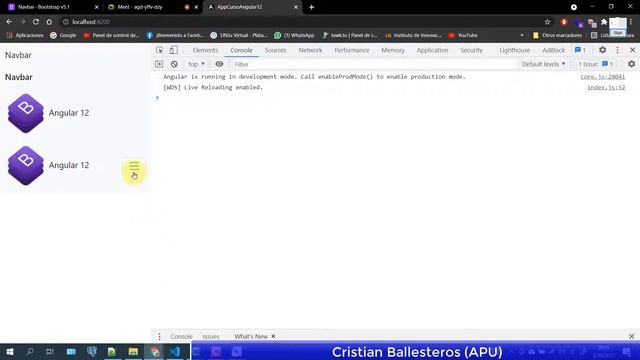 Bootstrap 5 + Angular 12 NavBar y offcanvas menú de navegación responsivo PARTE 2/3 смотреть онлайн