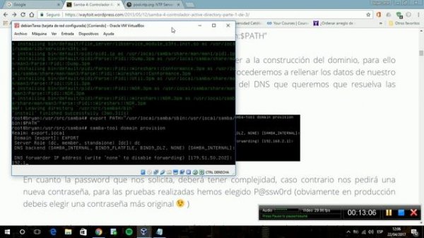 Debian 8 Samba active directory cliente windows