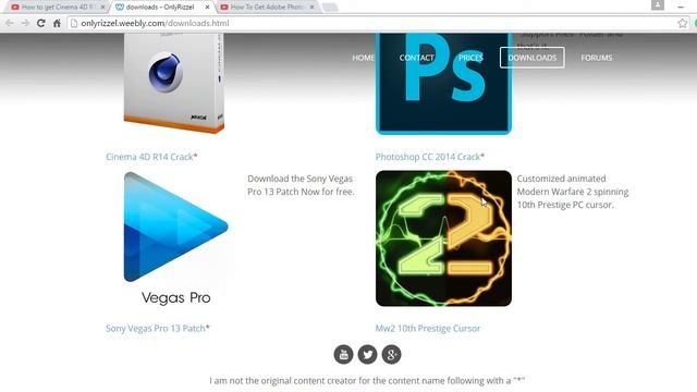 how to get Cinema 4D and Photoshop and Sony Vegas for free смотреть онлайн