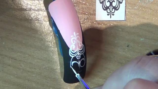 СИММЕТРИЧНЫЕ ВЕНЗЕЛЯ НА НОГТЯХ/дизайн на ногтях/ВЕНЗЕЛЯ НА НОГТЯХ/Дизайн ногтей/Nail art painting смотреть онлайн