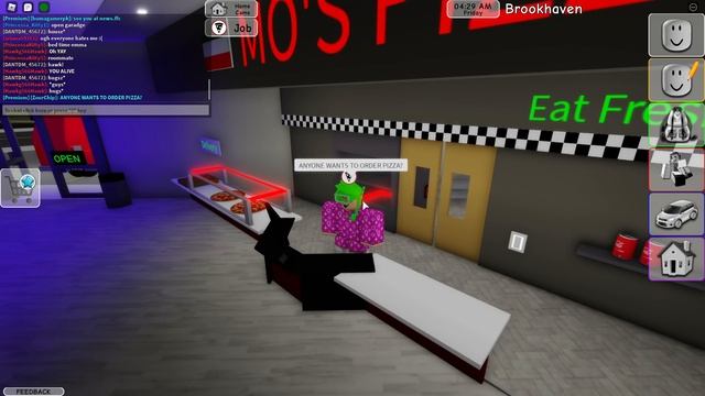 PIZZA DELIVERY IN BROOKHAVEN RP! (Roblox) смотреть онлайн