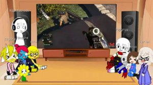 Реакция Undertale на Мармока《Обиженный медведь》[gacha club]