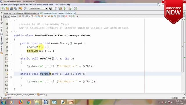 Java Var args Method - Introduction (Part - 1) смотреть онлайн