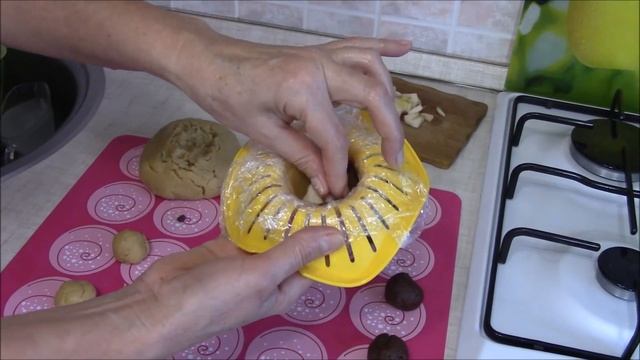 Вкусное песочное печенье с начинкой. смотреть онлайн
