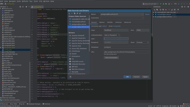 Moodle setup tutorial 3/4 - set up phpstorm IDE to view database (optional - replaces phpmyadmin) смотреть онлайн
