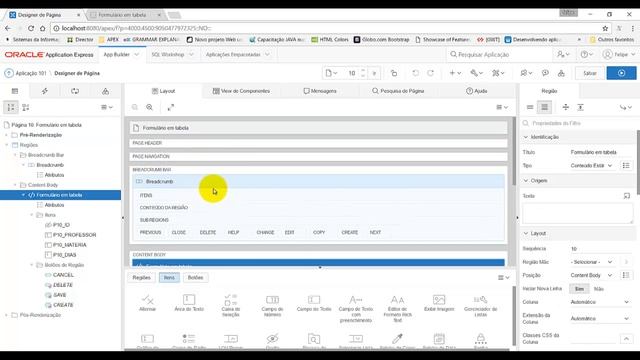 Criando Formulário em Tabela Oracle APEX 5 - #18 смотреть онлайн