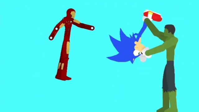 Sonic VS Marvel- Stick Nodes смотреть онлайн