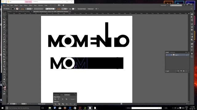 Adobe Illustrator Negative-Space Typography Tutorial смотреть онлайн