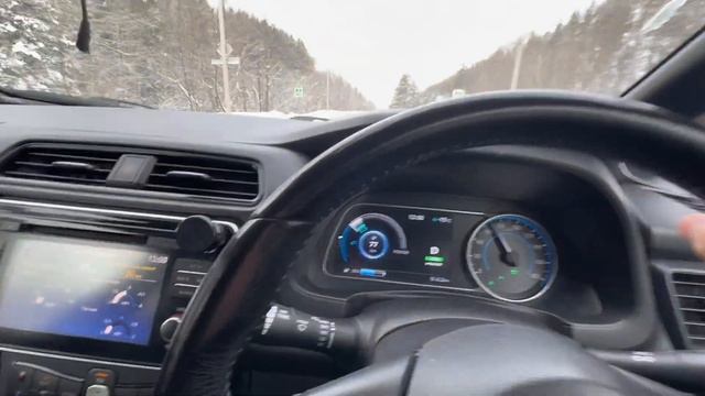 Nissan Leaf трасса зима￼ смотреть онлайн