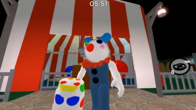 Roblox Piggy 1+ Hour Themes || Clowny Theme смотреть онлайн