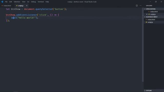How to Create Custom Alert Box in Javascript Using SweetAlert JS смотреть онлайн