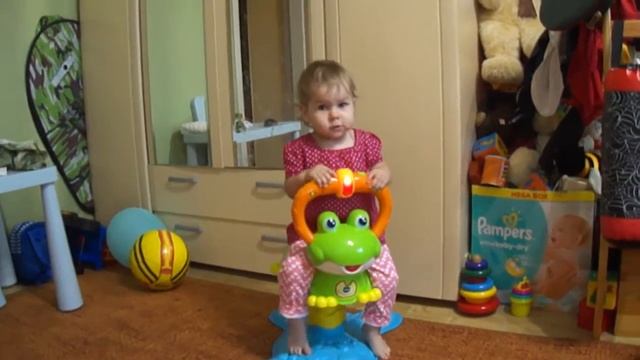 Игровой центр- Качалка балансир Лягушка VTECH Rocking Frog VTECH play dance смотреть онлайн