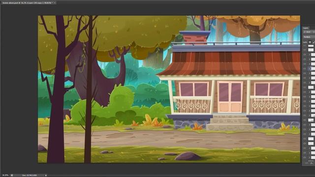 LIGHT ON HOUSE CONCEPT Art In Photoshop || फोटोशॉपमध्ये 'लाइट ऑन हाऊस कॉन्सेप्ट आर्ट. смотреть онлайн