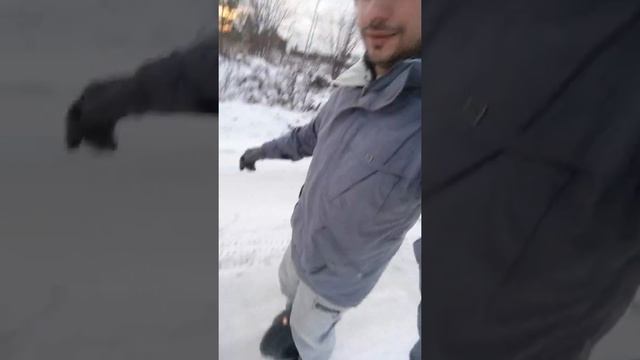 Моноколесо зимой. смотреть онлайн