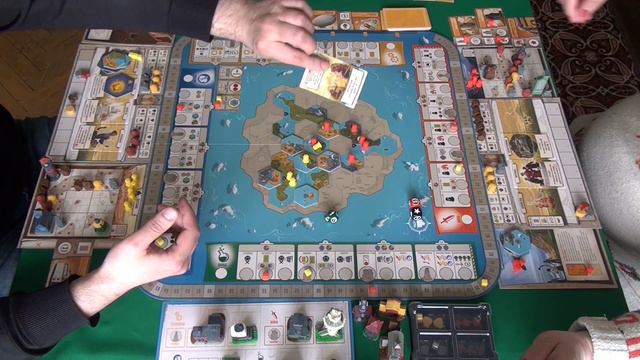 306 Эпохи 2/2 часть - играем в настольную игру. Tapestry board game. смотреть онлайн