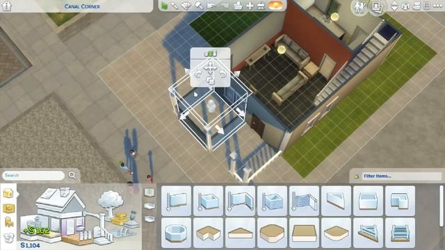 Canal Corner 4 Sims Eco Lifestyle Starter Home Reno смотреть онлайн