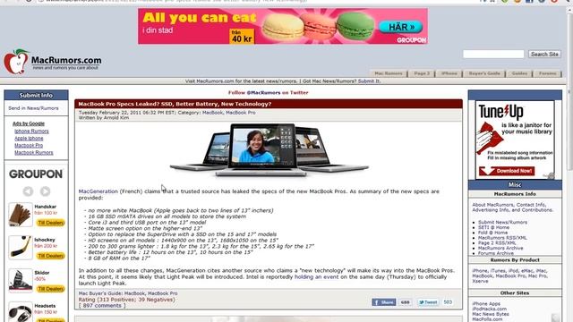 New MacBook Pro Specs Leaked? SSD, Core i3, HD, More USB Ports, Improved Battery Life & More! смотреть онлайн