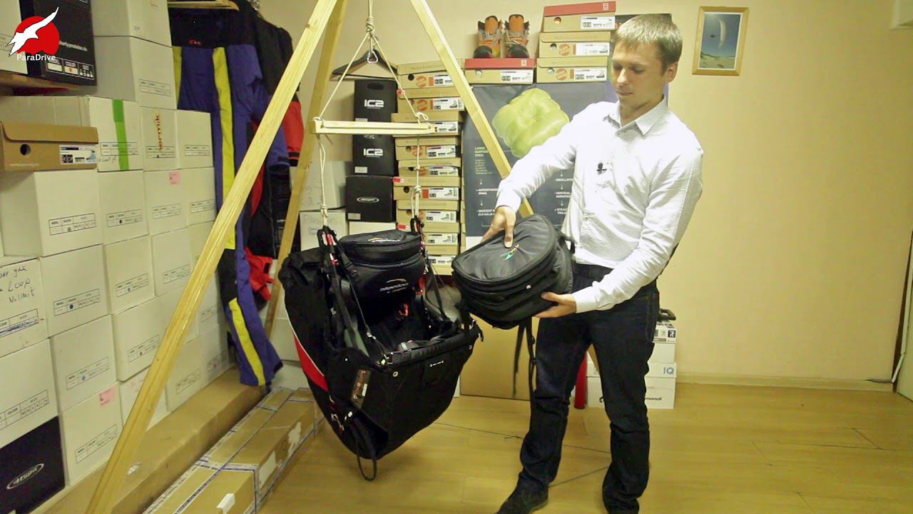 Парапланеризм: большой кокпит для запасного парашюта AVA Sport смотреть онлайн