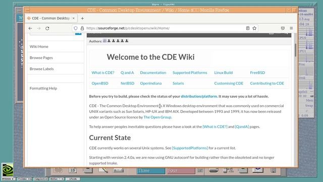 Debian bullseye - Common Desktop Environment (CDE) смотреть онлайн