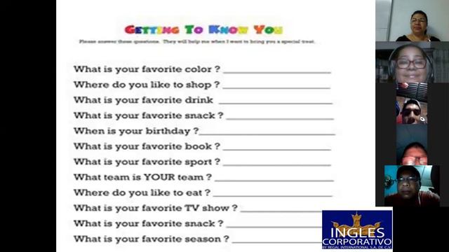Inglés Corporativo Present Continuous questions 9pm смотреть онлайн