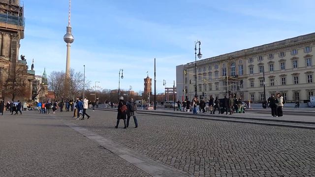 BERLIN, GERMANY walking tour. Walk through the old capital of Germany. Museum Island. смотреть онлайн