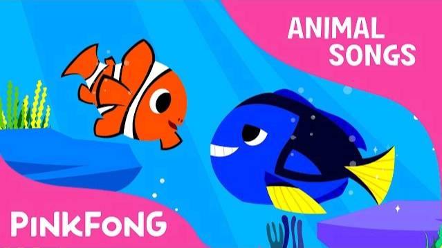 Clown Fish, Bluetang | Tropical Fish | Animal Songs | Pinkfong Songs for Children смотреть онлайн