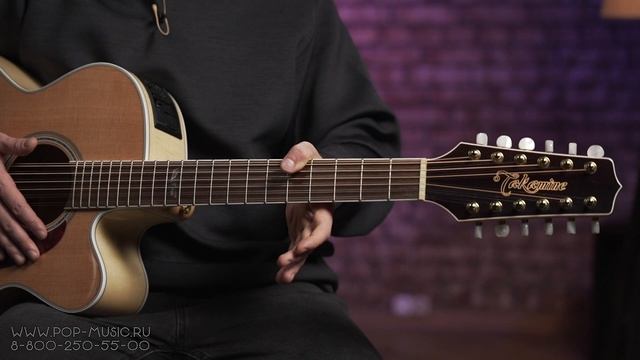 Электроакустическая гитара 12 струн Takamine G70 Series GJ72CE-12 смотреть онлайн