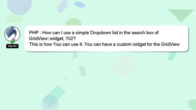 PHP : How can I use a simple Dropdown list in the search box of GridView::widget, Yii2? смотреть онлайн