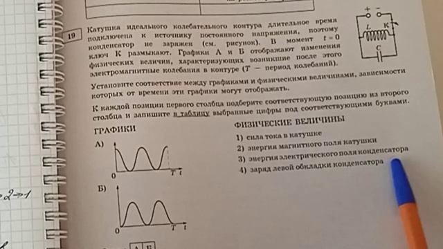 Физика ЕГЭ Вопрос 19 Электромагнитные колебания Геометрическая оптика смотреть онлайн