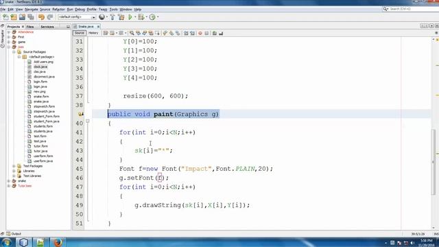 Snake Game In Java Applet NetBeans Part 2 In Tamil смотреть онлайн