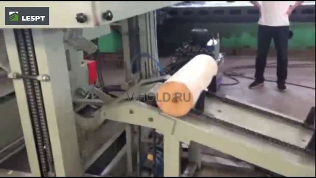 Автоматический участок раскряжевки и лущения (пр-во ЭКО посуды) смотреть онлайн