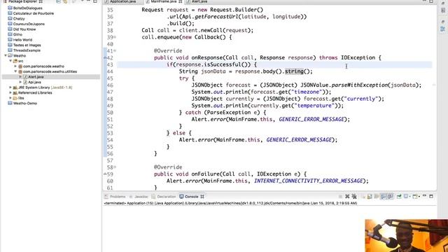 Erreurs de montage - 6 - throws IOException... смотреть онлайн