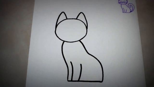 Как нарисовать кошку поэтапно? Рисуем сами. смотреть онлайн