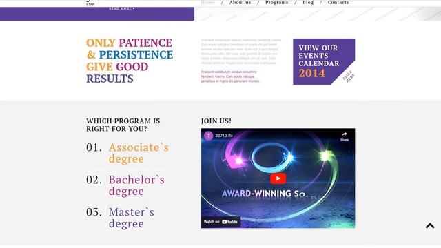 University Responsive Website Template by WT - 53158 смотреть онлайн