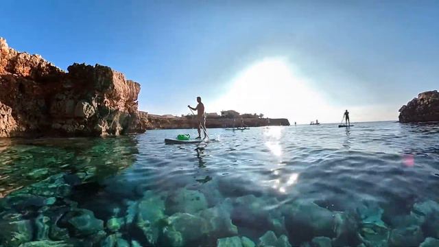 Сап - серфинг! Жизнь на Майорке! Прогулка в Порто Кристо! Paddle surf - Camina en Porto Cristo! смотреть онлайн