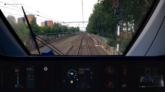 Train Driver POV: Amsterdam - Schiphol - Hoofddorp SNG 17/6/2022