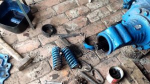 Мост с т 40 на ЮМЗ// Начало ремонта