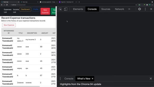 ? mern stack project Expenses tracker #39 pagination in react react redux toolkit смотреть онлайн