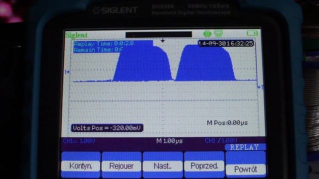Oscyloskop Siglent SHS806 - nagrywanie przebiegów - scope recorder смотреть онлайн