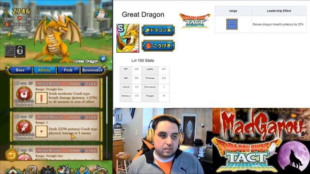 Dragon Quest Tact - S Series Unit Review - Great Dragon смотреть онлайн