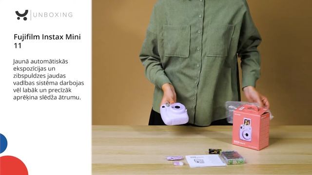 Fujifilm Instax Mini 11 Unboxing 220.lv смотреть онлайн
