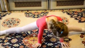 Растяжка, шпагат, мостик, колесо, тренировка, как я  занимаюсь