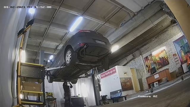 Установка защиты на Renault Laguna III 2011 год. MOTODOR, арт. 01703 смотреть онлайн