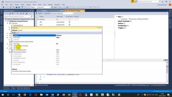 SQL Error: Cannot insert the value NULL into column ID