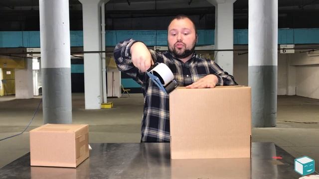 How To Tape A Box For Shipping With A Tape Gun: Warehousing & Shipping Tutorial смотреть онлайн