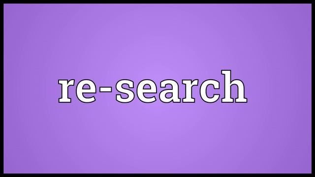 Re-search Meaning смотреть онлайн