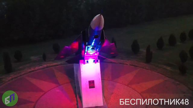 Подсветка МИГ-23 в Хлевном смотреть онлайн