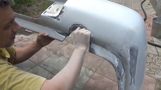 Тойота Аристо (Toyota Aristo) ,покраска ч № 6 .Бампера смотреть онлайн